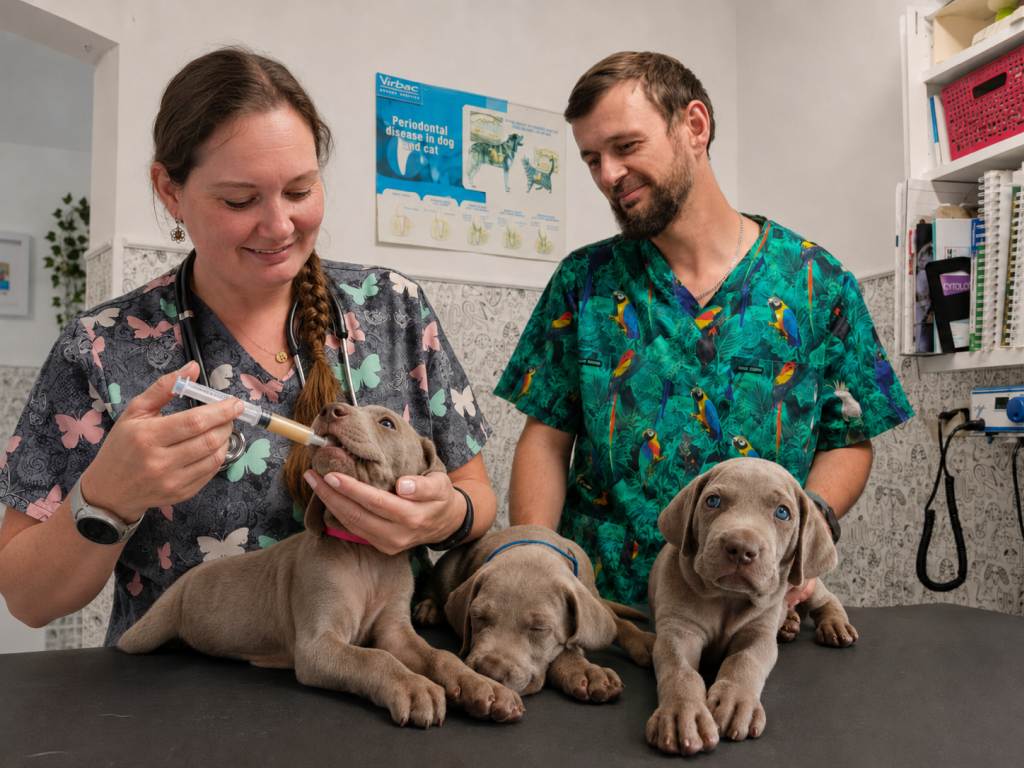 Veterináři a psi